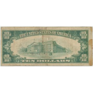 USA, 10 dolarów 1928, Gold Certificate
