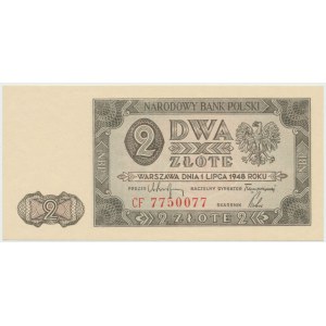 PRL, 2 złote 1948 CF