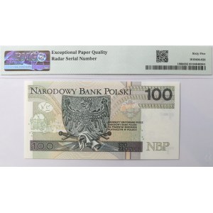 100 złotych 2018 GO - PMG 65 EPQ - RADAR !
