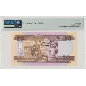 Wyspy Salomona, 20 dolarów 1986 - PMG 67 EPQ