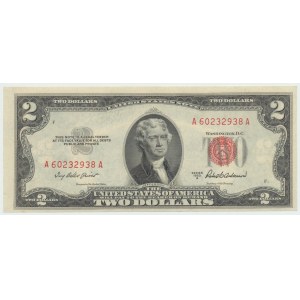 USA, set of banknotes 2 dollar (3 pcs)