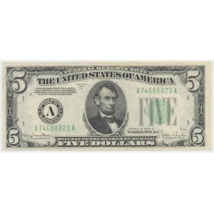 US, 5 dollars 1934, Clark / Snyder