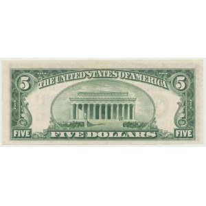 US, 5 dollars 1934, Clark / Snyder