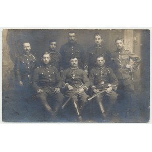 II RP, Photograph of a group of legionaries - Huszt