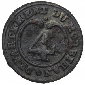 France, Napoleon I, Button 4th reserve companie Morbihan