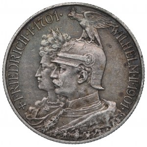 Germany, Preussen, 2 mark 1901 - 200 years of Kingdom of Prussia