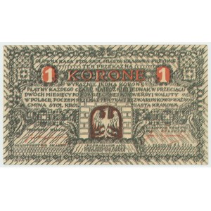 Cracovia, 1 corona 1919 - A
