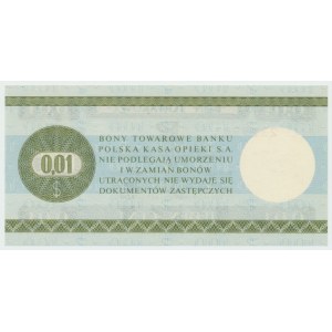 Pewex, Bon Towarowy, 1 cent 1979 - HL
