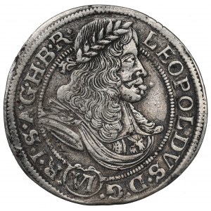 Schlesien under Habsburg, Leopold I, 6 kreuzer 1673, Breslau