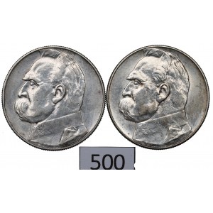 II RP, Zestaw 10 złotych 1935-37 Piłsudski
