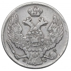 Poland under Russia, Nicholas I, 30 kopecks=2 zloty 1839