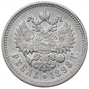 Russia, Nicholas II, Rouble 1898