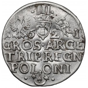 Sigismund III, 3 groschen 1621, Cracow