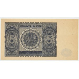 PRL, 5 złotych 1946