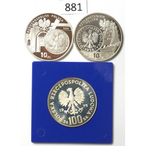 PRL i III RP, Zestaw 10-100 złotych