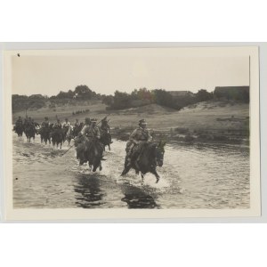 II RP, Fotografia 1 Pułku Strzelców Konnych, Garwolin - manewry