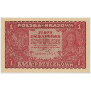 II RP, 1 marka polska 1919 I SERIA GC
