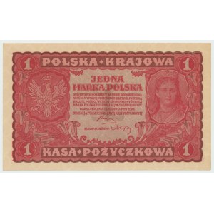II RP, 1 marka polska 1919 I SERIA GL
