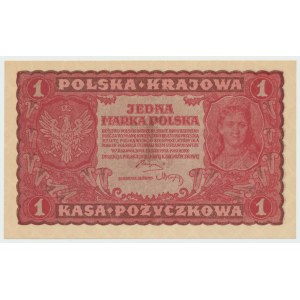 II RP, 1 marka polska 1919 I SERIA GC
