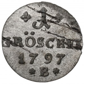 Germany, Prussia, 1 groschel 1797 B