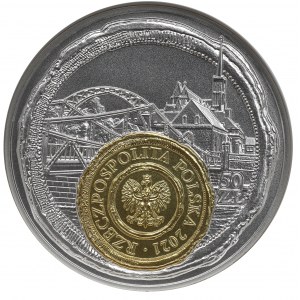 III RP, 50 złotych 2021 Wrocław Mała Ojczyzna - NGC MS70