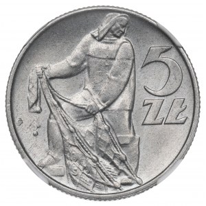 Peoples Republic of Poland, 5 zloty 1974 - NGC MS66