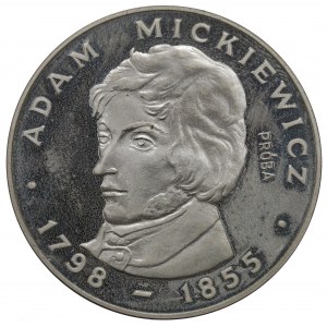 PRL, 100 złotych 1978 Mickiewicz - Próba Srebro