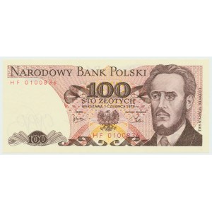 PRL, 100 złotych 1979 HF