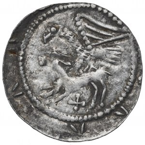 Vladislaus II, Denarius, Cracow