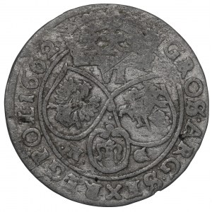 John II Casimir, 6 groschen 1662, Posen