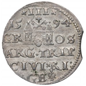 Sigismund III. Vasa, Troika 1594, Riga