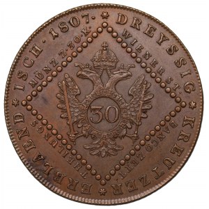 Austria, Franz Joseph, 30 kreuzer 1807 A