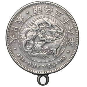 Japan, 1 yen 1896
