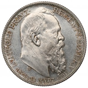 Germany, Bayern, 2 mark 1911 - 90th anniversary of the prince regent