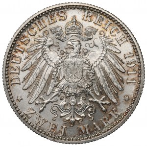 Germany, Bayern, 2 mark 1911 - 90th anniversary of the prince regent
