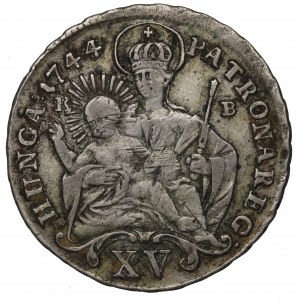 Maďarsko, Mária Terézia, 15 krajcars 1744