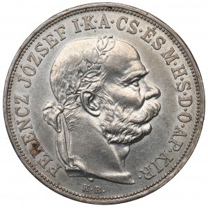 Hungary, Franz Joseph, 5 korona 1900