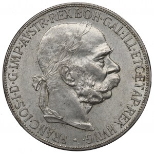 Austria, Franz Joseph, 5 corona 1907