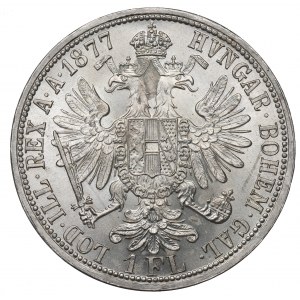 Austria, Franz Joseph, 1 florin 1877