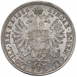 Austria, Franz Joseph, 1 florin 1888