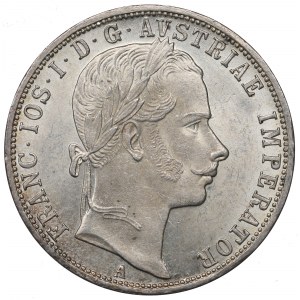 Austria, Franz Joseph I, 1 florin 1860 A