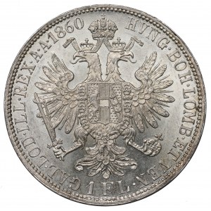 Austria, Franz Joseph I, 1 florin 1860 A