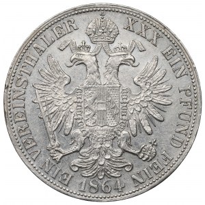 Austria, Franz Joseph, Thaler 1864 B