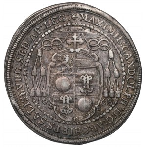 Austria, Salzburg, 1/2 thaler 1668