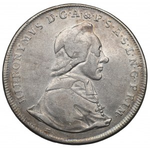Austria, Bishopic of Salzburg, Hieronim Joseph, Thaler 1784
