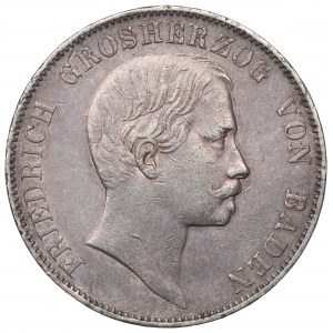 Germany, Baden, Thaler 1858