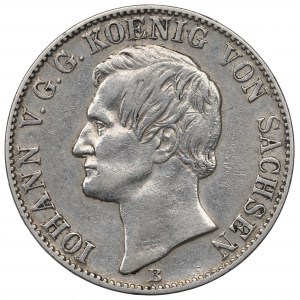 Germany, Saxony, Thaler 1860