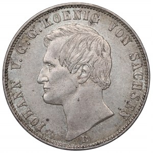 Germany, Saxony, Thaler 1862