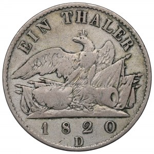 Germany, Preussen, Thaler 1820