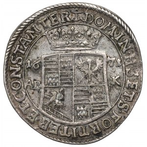 Germany, Mansfeld-Bornstedt, 1/3 thaler 1671